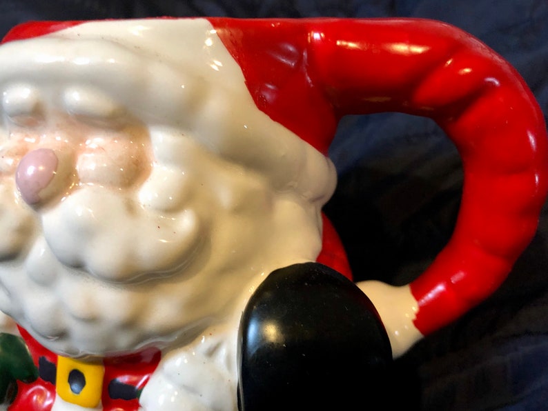 Mug Santa 3-D Russ vintage image 2