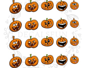 ハロウィン パンプキン ネイルアート ウォーターデカール ステッカー