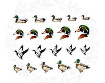 Duck Nail Art Water Decals