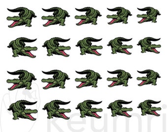 Alligator Nail Art Water Decals