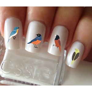 Birds Nail Art Water Decals