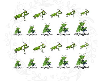 Mantis Nail Art Water Decals