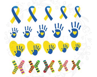Down Syndrome Nail Art Water Decals