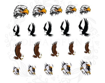 Eagle Nail Art Water Decals