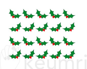 Christmas Nail Art Water Decals