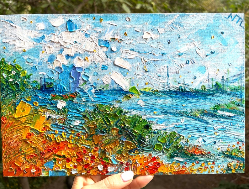 11.8x7.8 SET of 2 Oil Paintings Original on Etsy