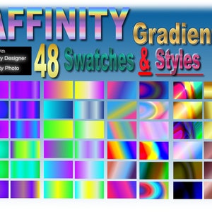 48 Gradient Swatches AND matching styles
