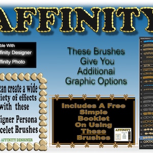 Affinity Designer Brushes -- 24 Different Brushes