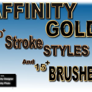 Affinity Gold Brushes & Stroke Styles