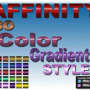 Affinity: 30 Gradient Styles & Free