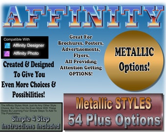 Affinity: Metallic Style Fills