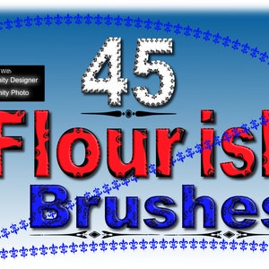 Affinity: 45 Flourish Brushes