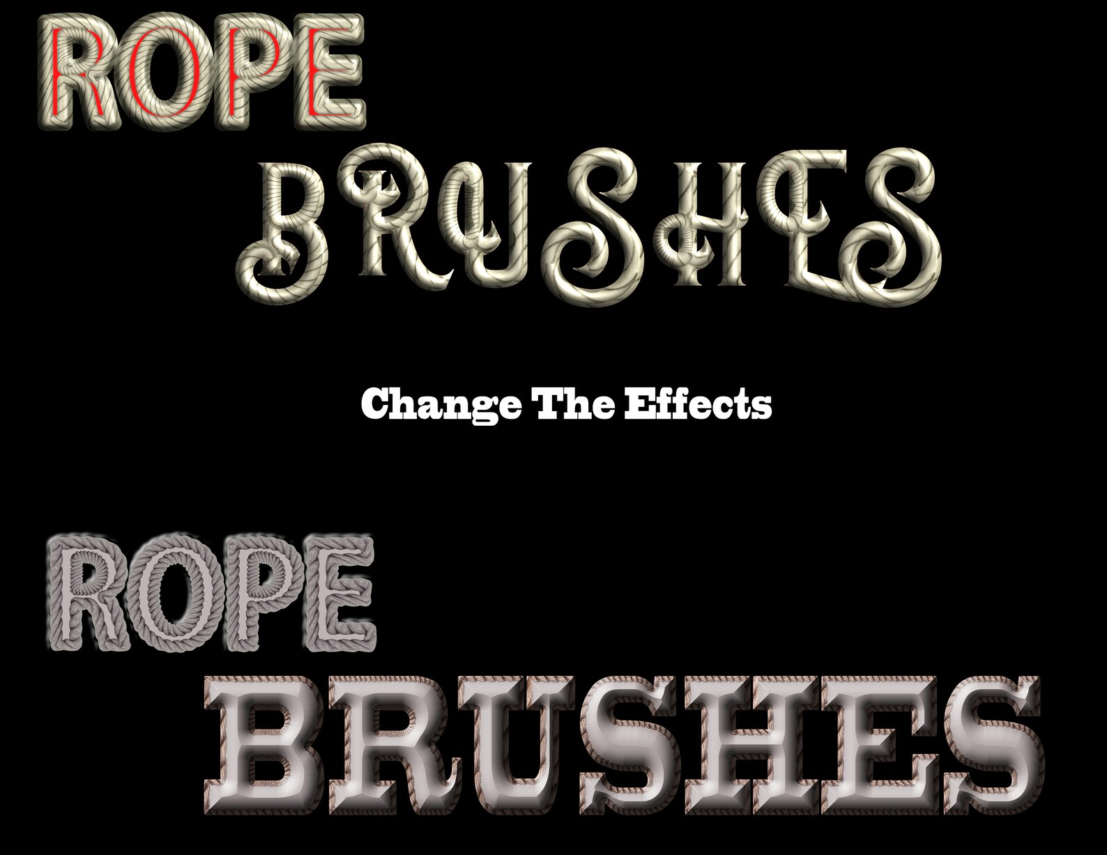 Affinity: Rope Brushes - Etsy