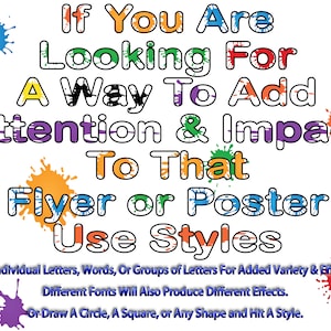 Affinity Splatters Style -- Splatters Styles for import into your styles options