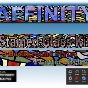 Affinität: Stained Glass Kit - 7 Styles