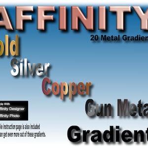 The Four Most Common Metal Gradients / Swatches