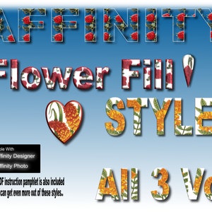 Affinity Flower Fill Styles Vol 1-3 (PDF)