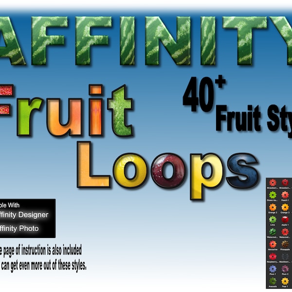 Affinity: 40+ Fruit Skin Styles