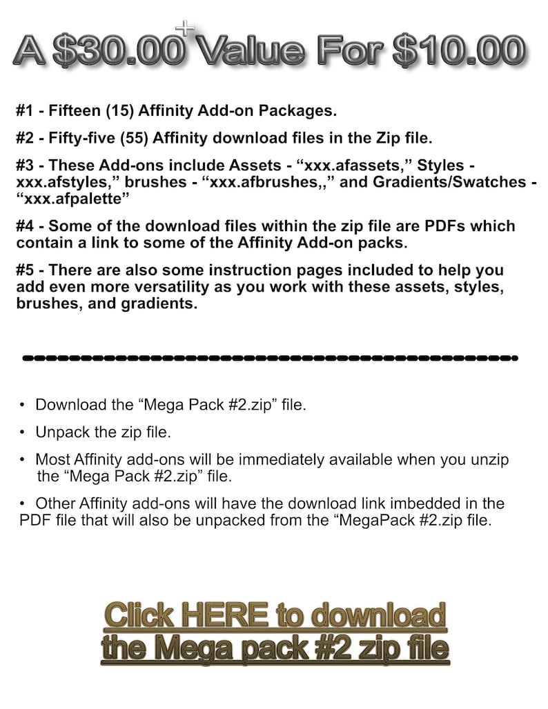 Affinity Mega Pack #2 - Etsy