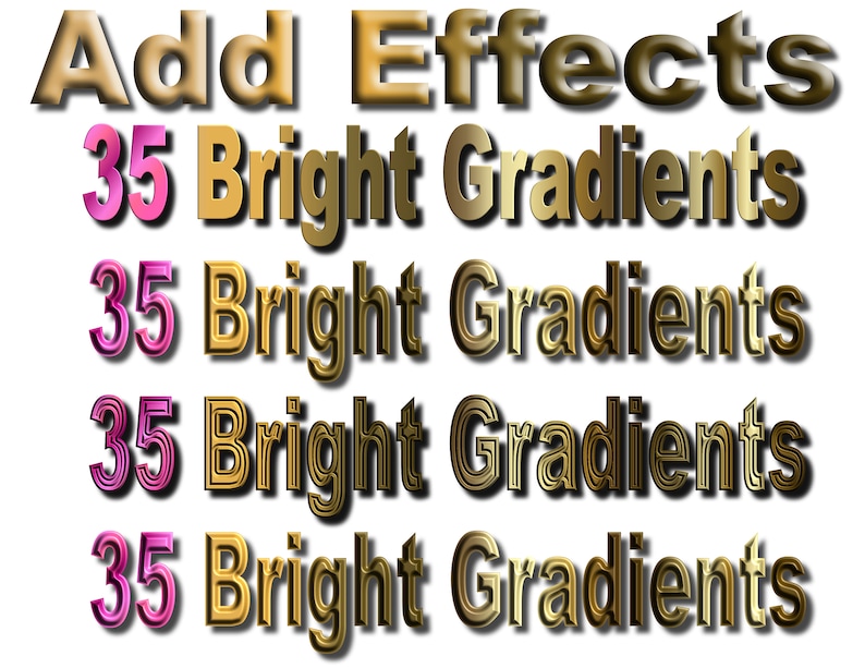 Affinity: Gradients 35 -- Swatches & Styles - Etsy