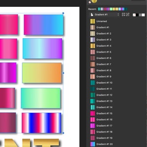 Affinity: Gradient Swatches & Styles - Etsy