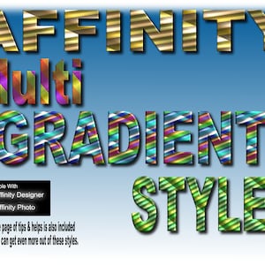 Affinity:  Colorful Multi-Gradient Styles