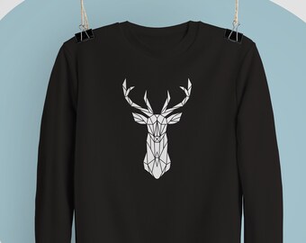 Deer Sweatshirt, Unisex Sweatshirt, Christmas Deer, Pop art Sweatshirt, Gift for her, Funny Retro Sweater, tumblr shirt Aesthetic clothing