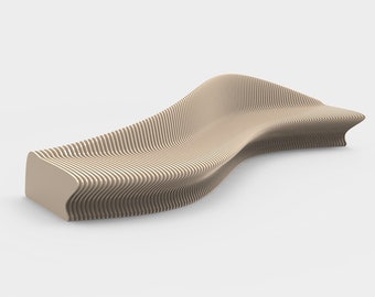 Archivos CNC de banco de curvas paramétricas: planos vectoriales de corte de fresadora (descarga digital)