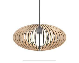Ellipsoid Lampe Laser-Cut Vektor Dateien (.dxf .ai .svg)