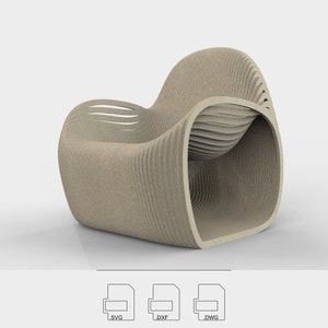 Ridge Chair CNC Router Files: Parametric Design (Digital Download)