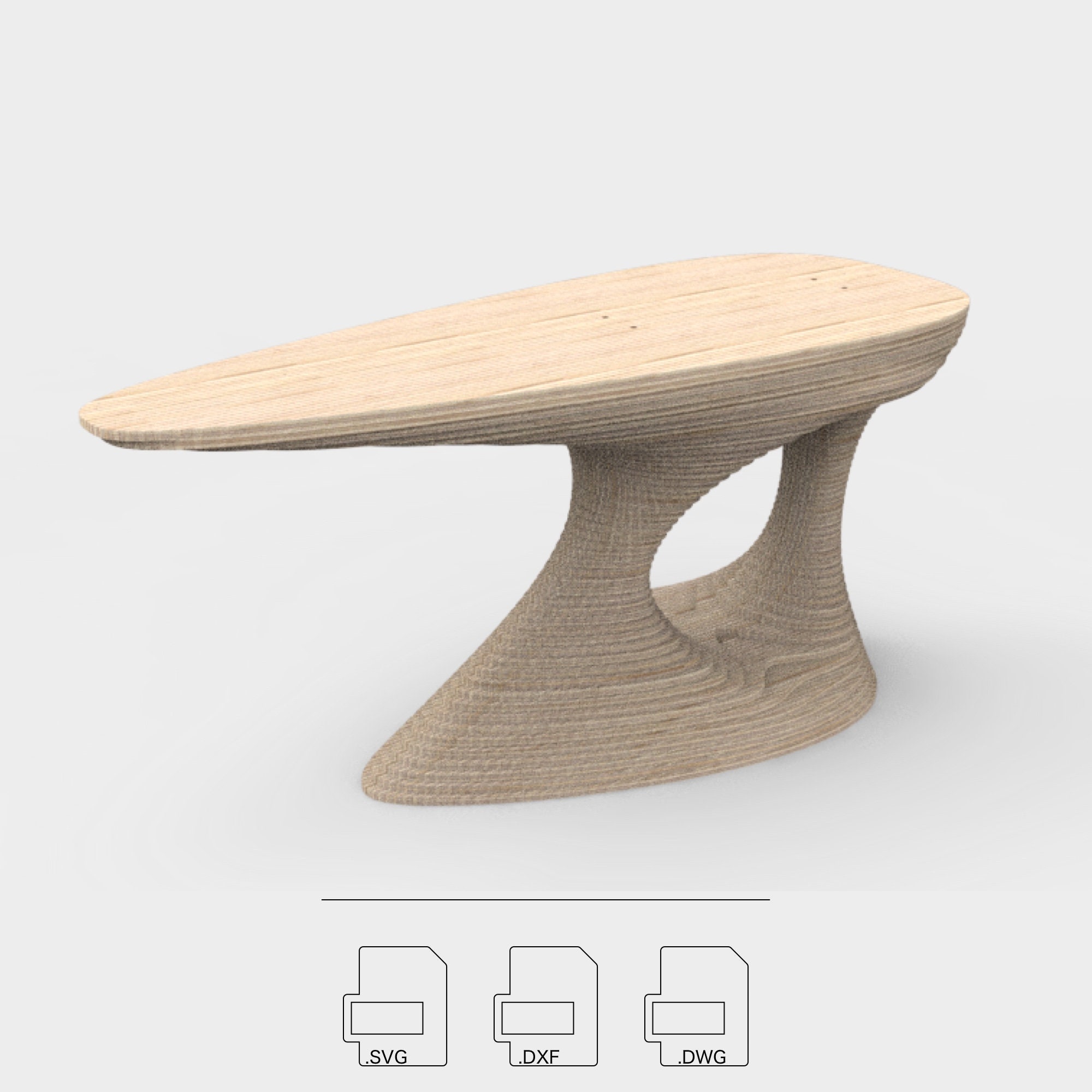 Ferrus Roatler Parametric Desk: Ferrous • Router-cut Files • CNC Files for Cutting ...