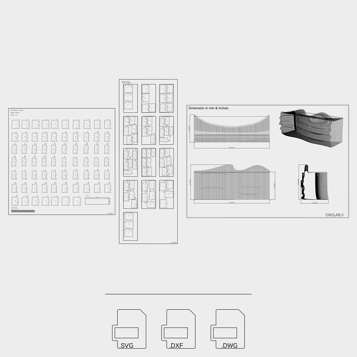 Parametric Desk: Task • Router-cut Files • CNC Files for Cutting ...