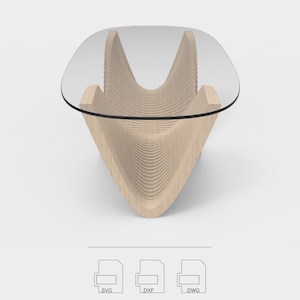 Parametric Dinner Table Surge • Router-cut Files • CNC Files • Vector ...