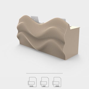 Parametric Desk: Flo Router-cut Files CNC Files for Cutting Vector ...