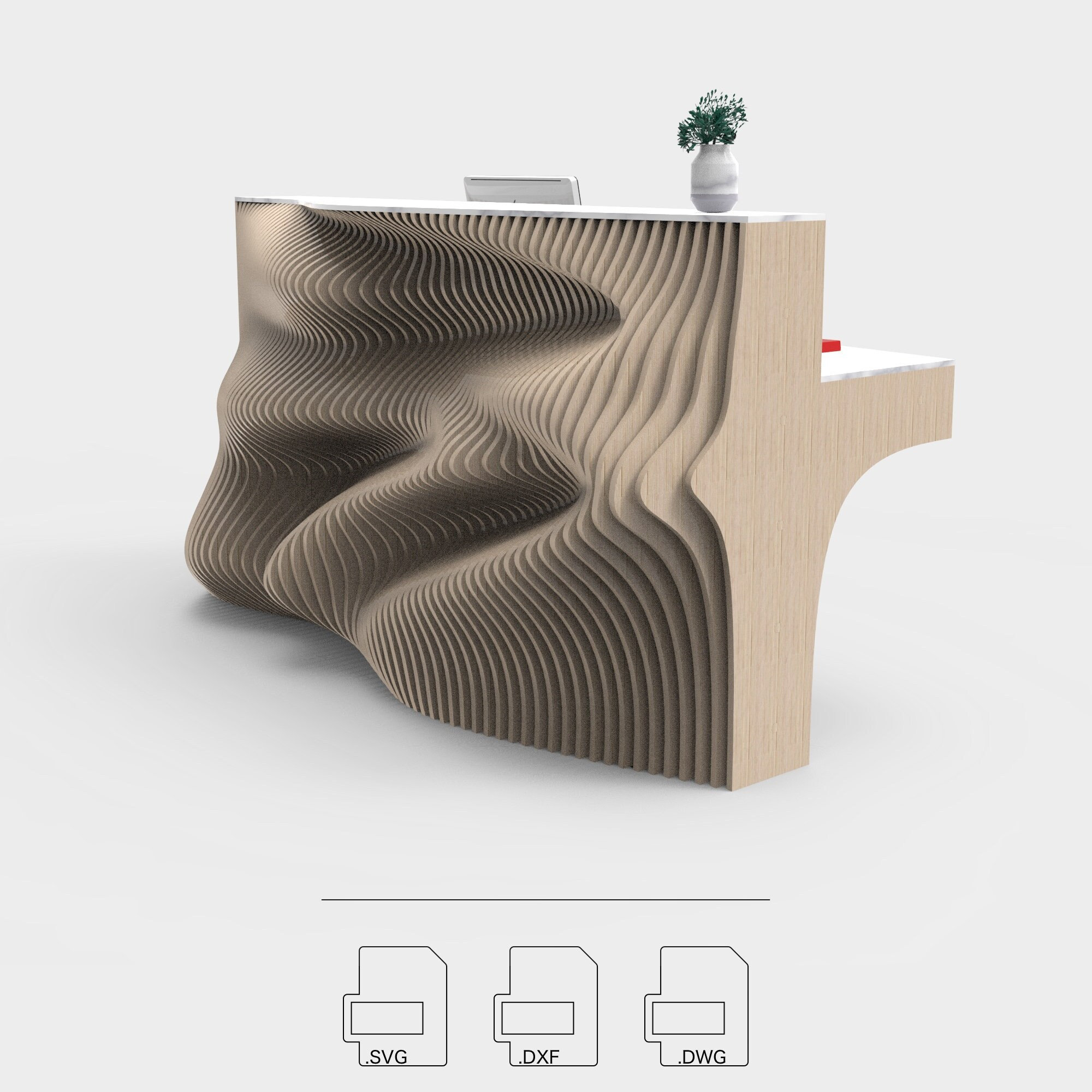 Tide Parametric Desk/ Office Desk