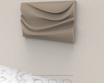 Arte de pared paramétrico 12 Fluidez • Archivos de corte por fresadora • Archivos CNC • Archivos vectoriales • .dxf • .dwg • .svg • .pdf