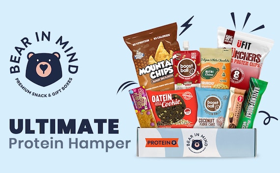 High Protein Snacks Hamper - Ideal Gym Gifts for Men and Women - Etsy