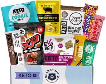 Keto Snacks Gift Box: Gluten-Free, Low Carb Treats