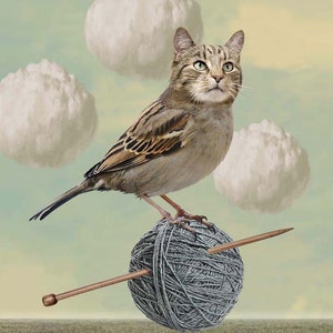 Surreal Animal, Digital Collage Art