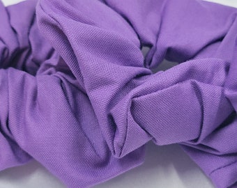 Amethyst Cotton Scrunchies