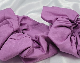 Orchid Cotton Scrunchies