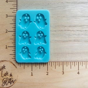 Ghost Earrings Silicone Mold for Resin, Halloween Earrings Silicone Mold, Ghost Dangle Earrings Resin Mold