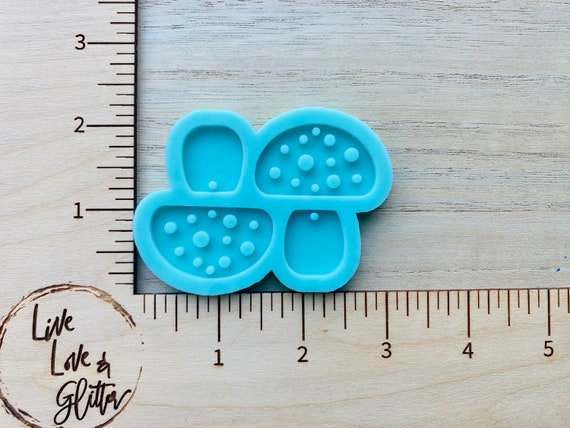 Mushroom Earrings Silicone Mold for Resin, Mushroom Dangle Earrings Mold, Mushroom Earrings Resin Mold, Spring Earrings Mold for Resin