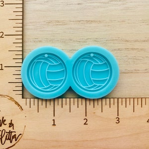 Volleyball Earrings Silicone Mold for Resin, Sports Earrings Mold, Volleyball Resin Mold for Earrings, Volleyball Mom Earrings Silicone mo