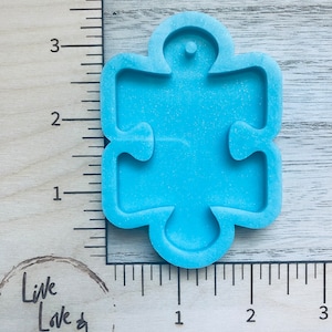 Puzzle Silicone Mold for Resin, Handmade Puzzle mold, Puzzle Keychain Silicone Mold, Ornament Puzzle Mold, Puzzle Car Charm Silicone Mold