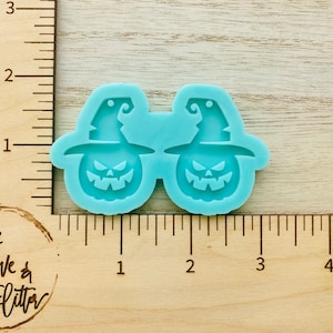 Halloween Silicone Earrings Mold for Resin and Epoxy Pumpkin