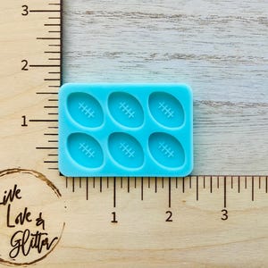 Football Stud Earrings Silicone Mold for Resin, Sports Earrings Mold, Football Resin Mold for Earrings, Football Mom Earrings Silicone mold