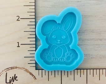 Bunny Phone Grip Silicone Mold for Resin, Handmade Grippy Bunny mold, Phone Grip Holder, Cell Phone Holder Mold, Badge Reel Resin mold