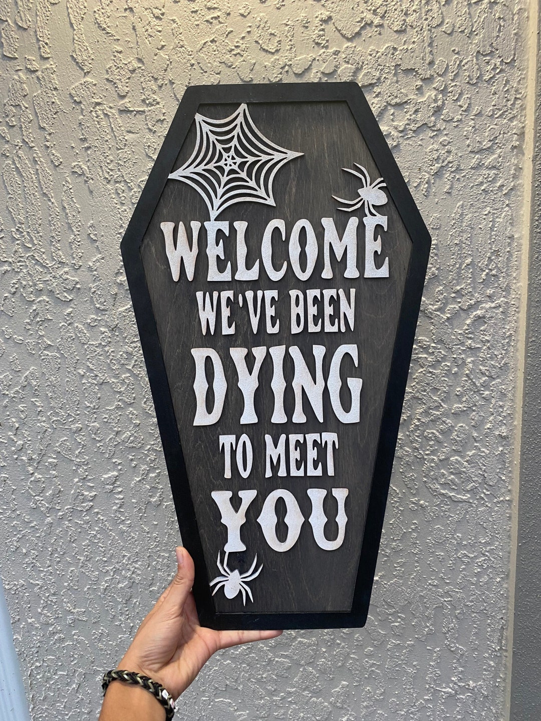 Svg Cut File Weve Been Dying to Meet You Coffin and Etsy Canada