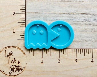 Arcade Earrings Silicone Mold for Resin, Handmade video game Silicone Mold, Dangle Earrings Silicone Mold, Stud Resin Mold